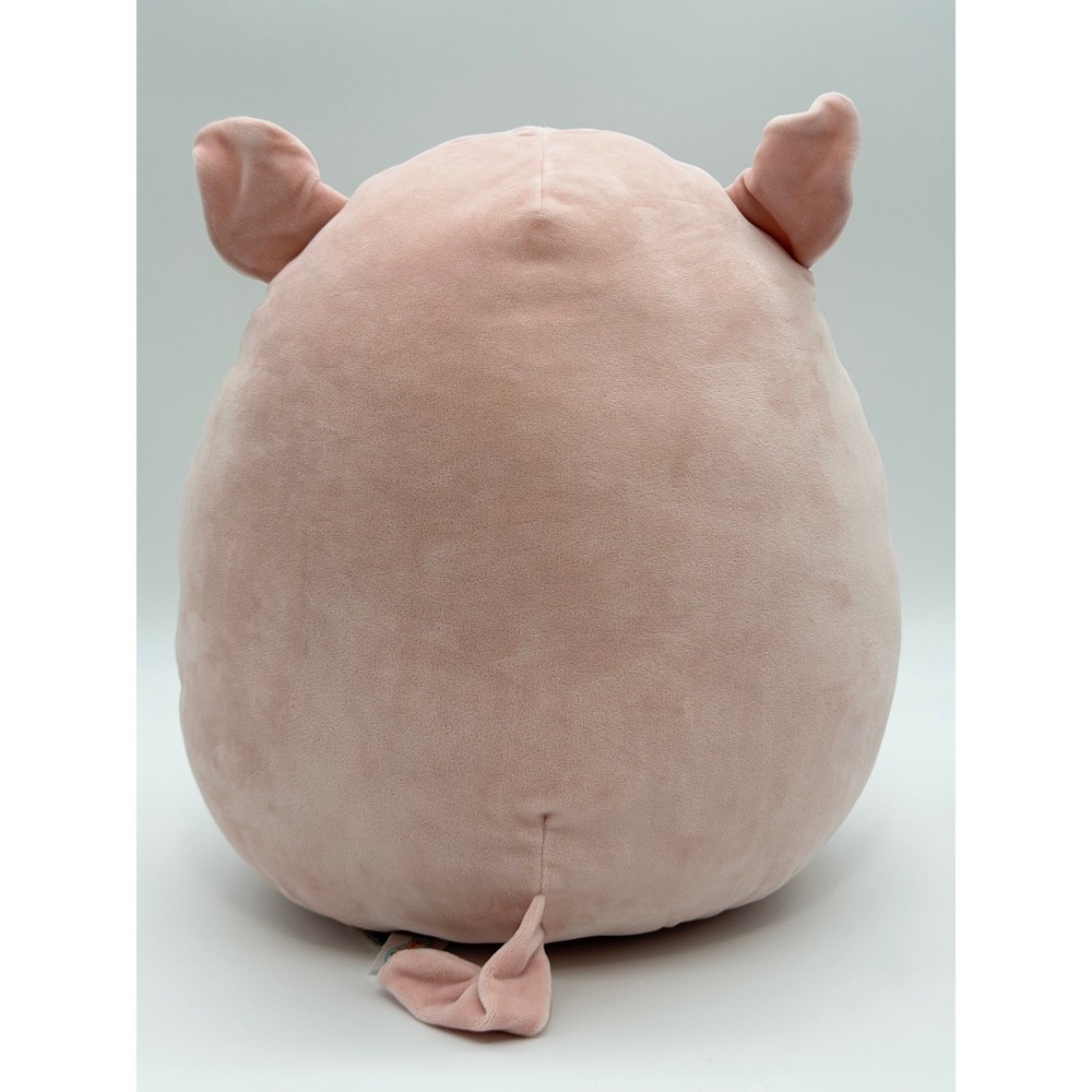 Squishmallows Hettie the Pig 14" Soft Stuffed Plush Farm Animal Pink w/ Bow Tie - Picture 4 of 6